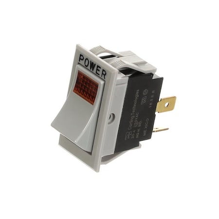 Star Switch Rkr, Plstc, Amber Lt 2E-35127